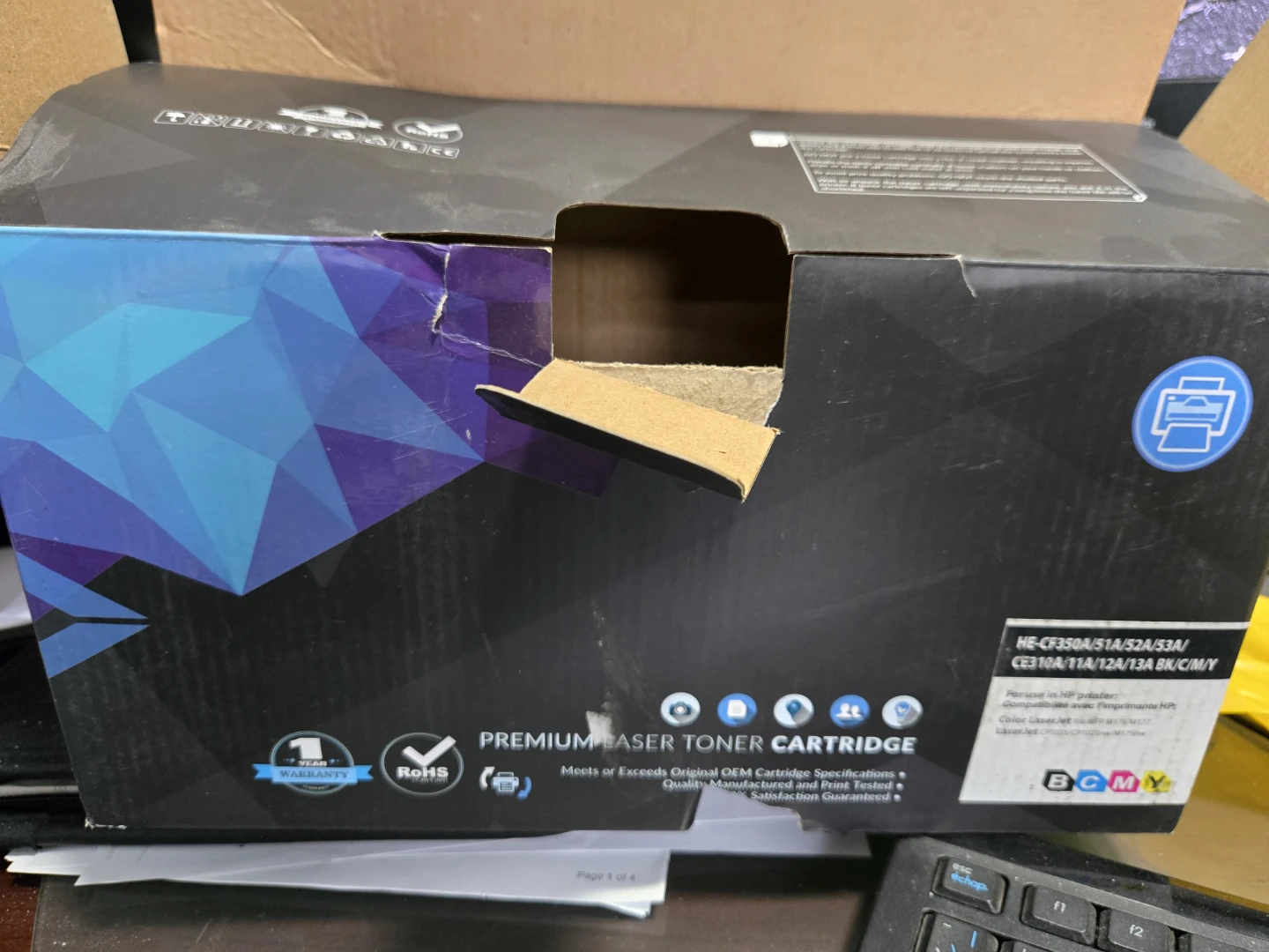 Premium Laser Toner Cartridge Set - Cyan, Magenta, Yellow - photo 2