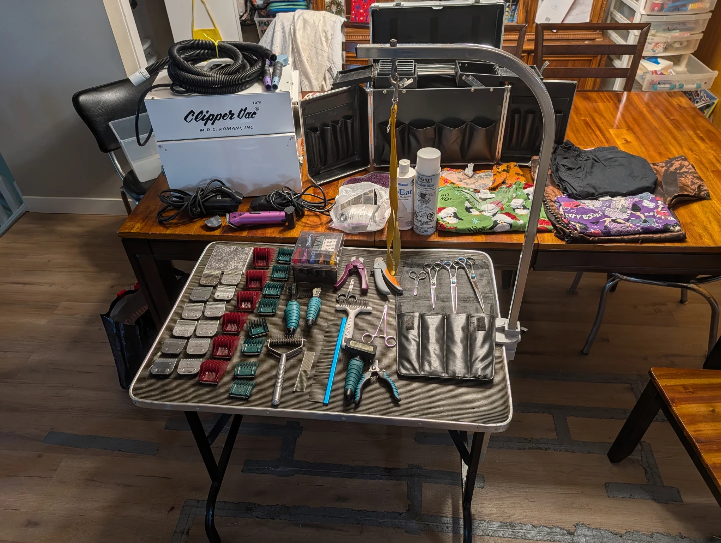 Complete Pet Grooming Kit with Clippers, Scissors & Accessories