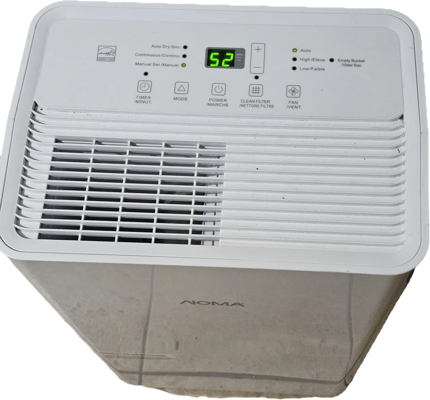 NOMA 50-Pint Dehumidifier – Excellent Condition