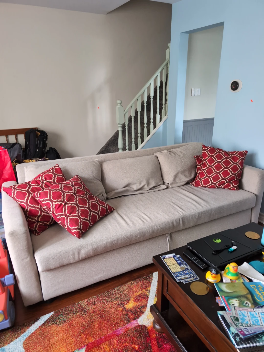 Light Beige Sofa Bed (Ikea Friheten) - photo 2