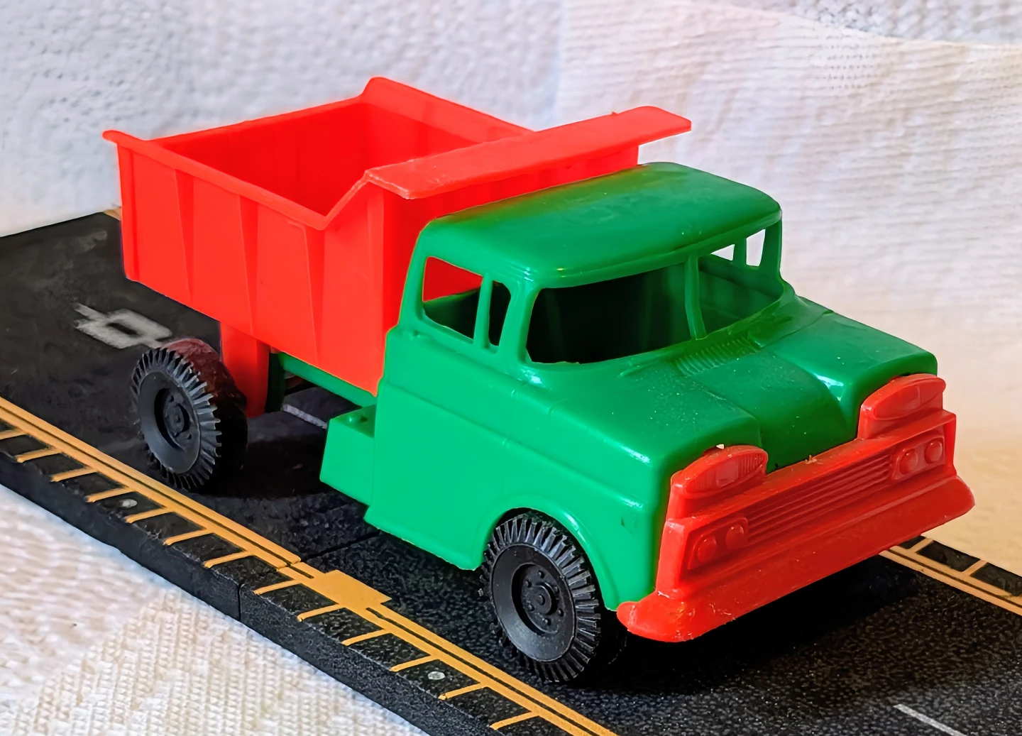 Vintage Plastic Dump Truck Toy - Made in Canada