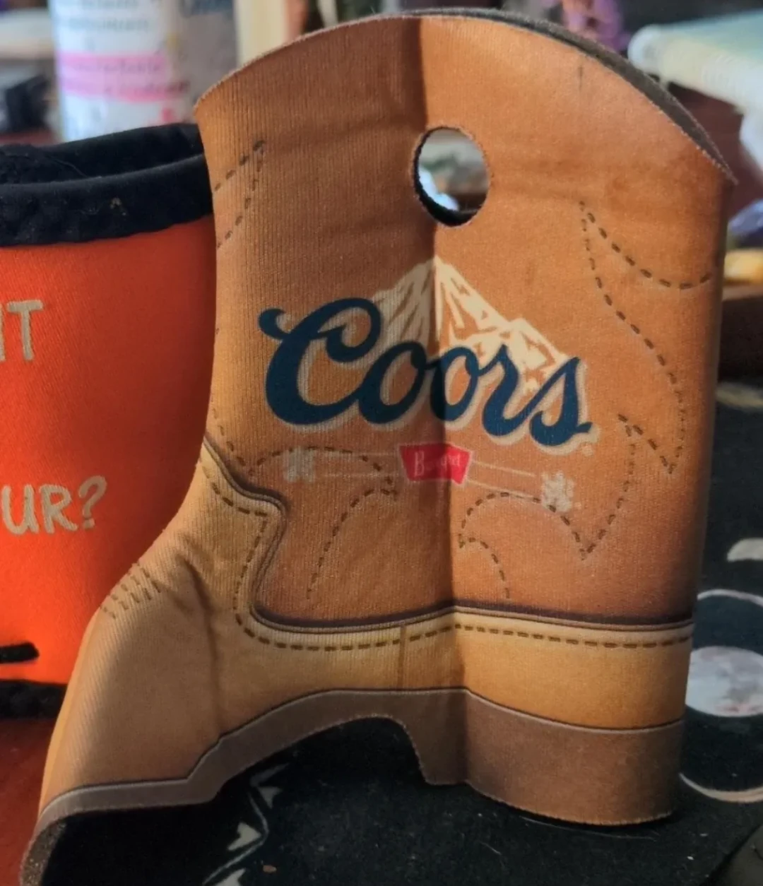 Coors Banquet Cowboy Boot Can Cooler
