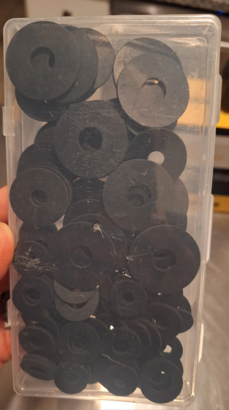 Assorted plastic washers and small Allen wrench sets - photo 2