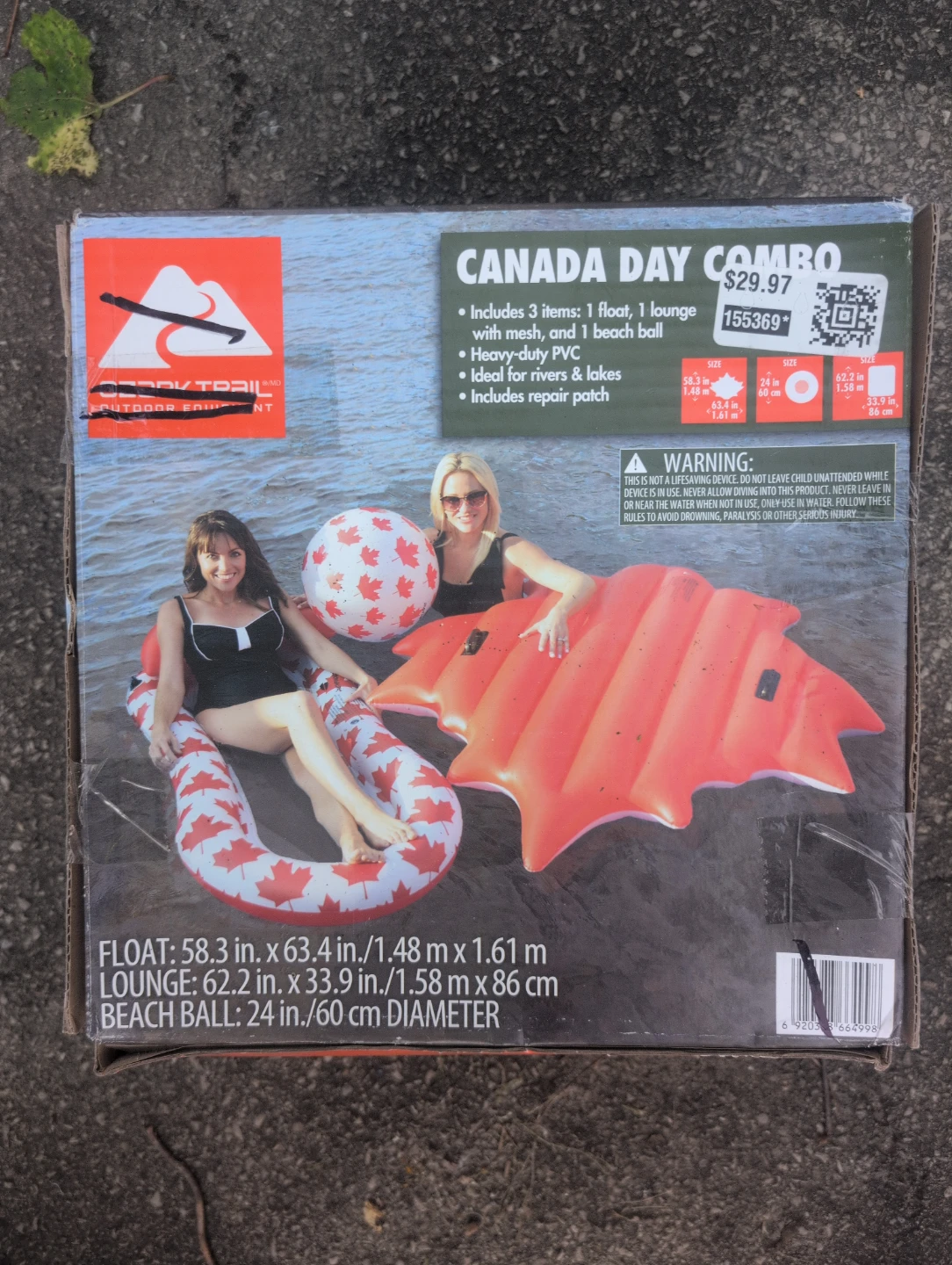 Ozark Trail Canada Day Combo Inflatable Float Set