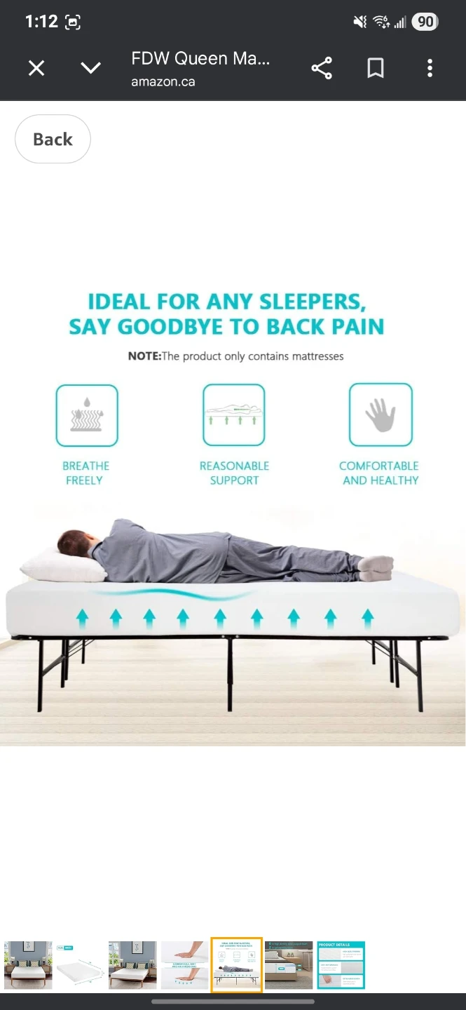 FDW Queen Mattress - photo 4