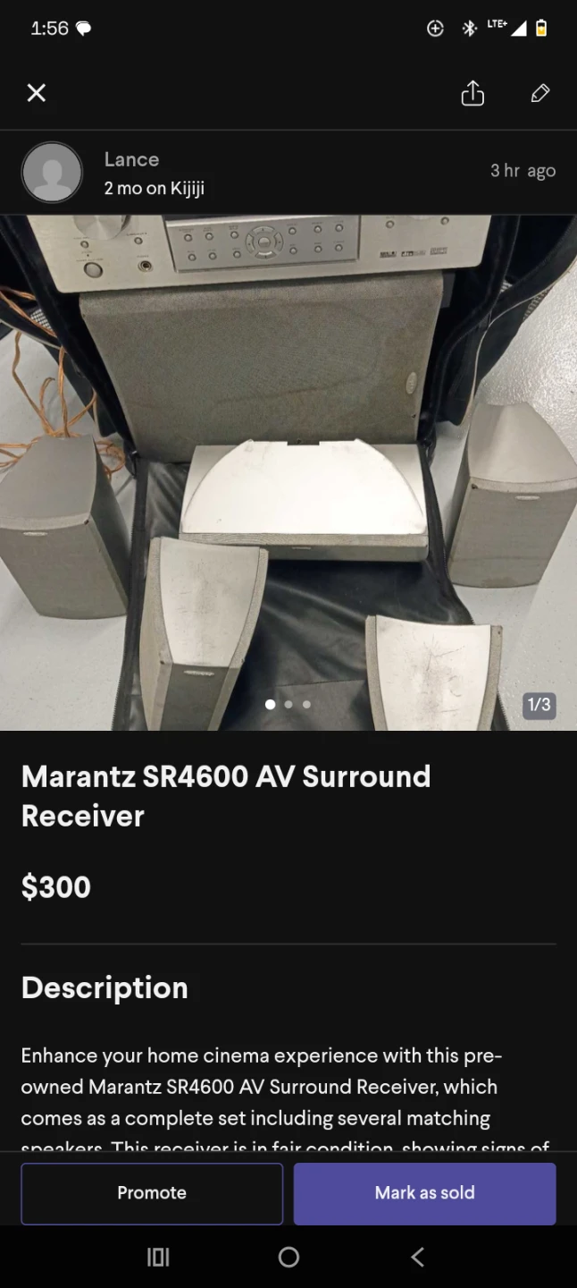 Marantz SR4600 AV Surround Receiver - photo 3