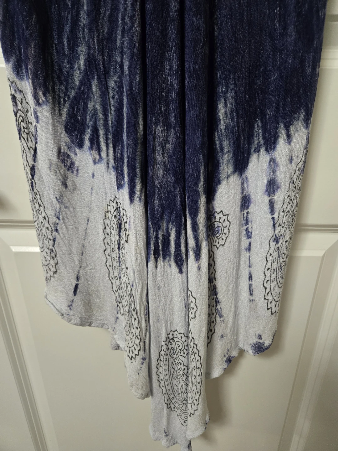 Tie-Dye Lace-Up Dress One Size - photo 3