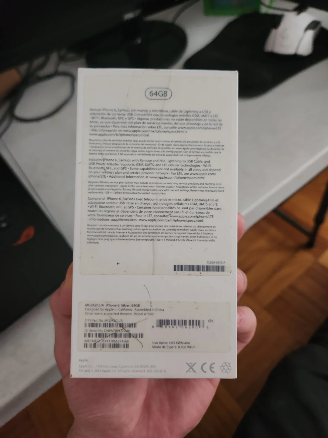 Apple iPhone 6 - Box only - Incomplete - photo 3