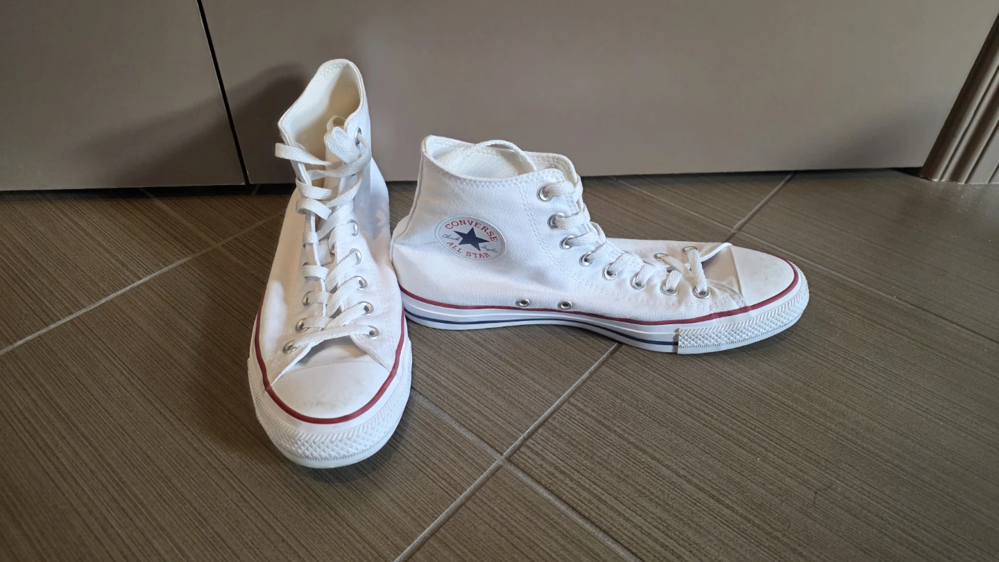 White Converse All Star High-Top Sneakers - photo 2