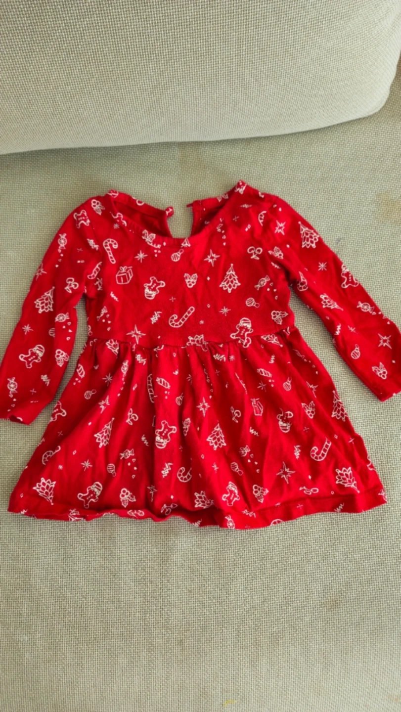 Kids Christmas Dress 6-12 M