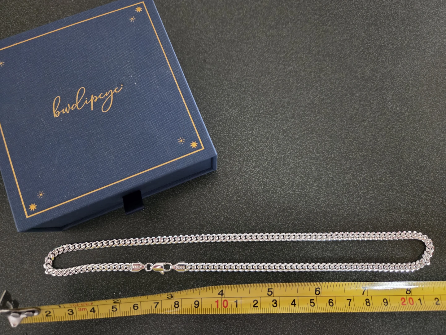 Bwdlipcyc Silver Chain Necklace