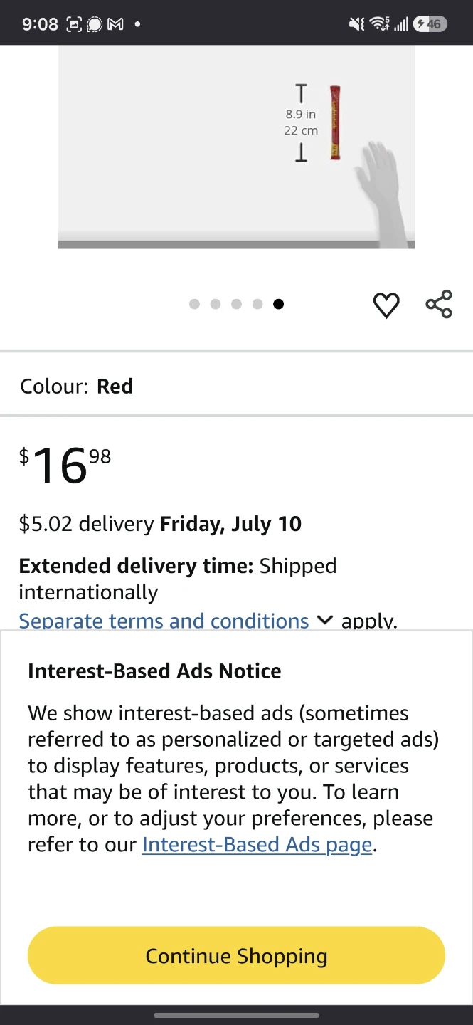 Brand New Coghlan's 9820 Lightsticks, Pack of 2 - Red - photo 5