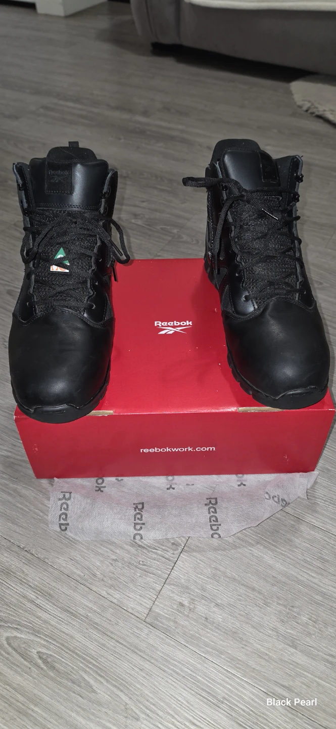 Men Reebok Black Safety Work Boots 11