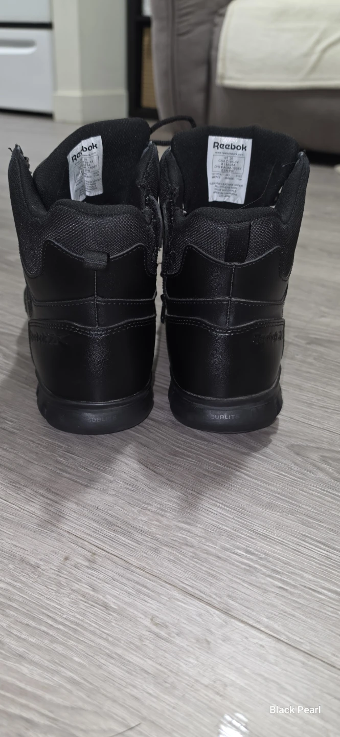Men Reebok Black Safety Work Boots 11 - photo 4