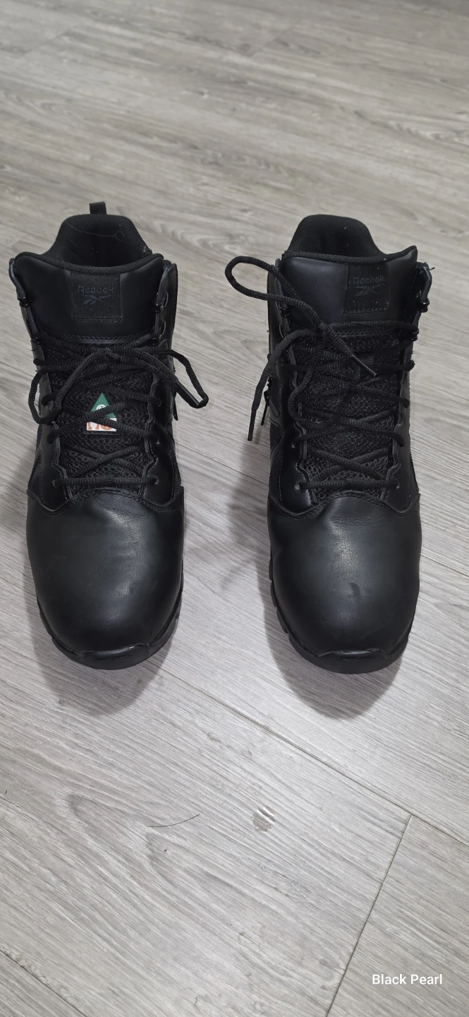 Men Reebok Black Safety Work Boots 11 - photo 5