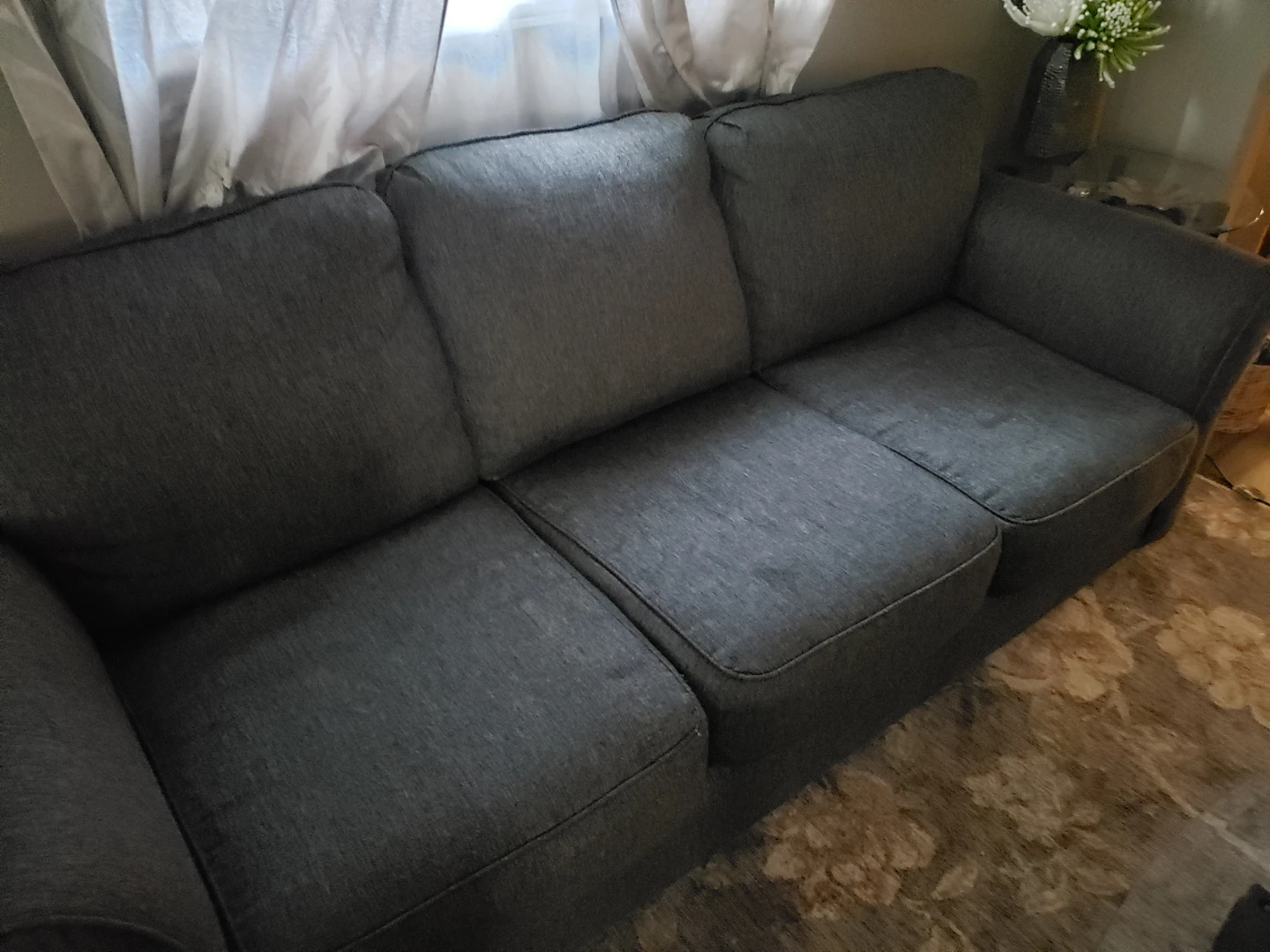Couch plus coffee table plus two other tables - photo 2