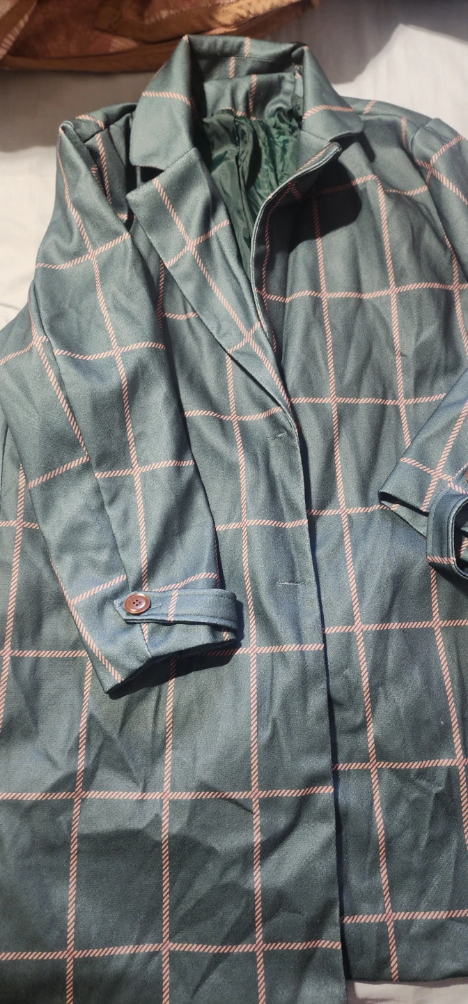 Green Plaid Blazer