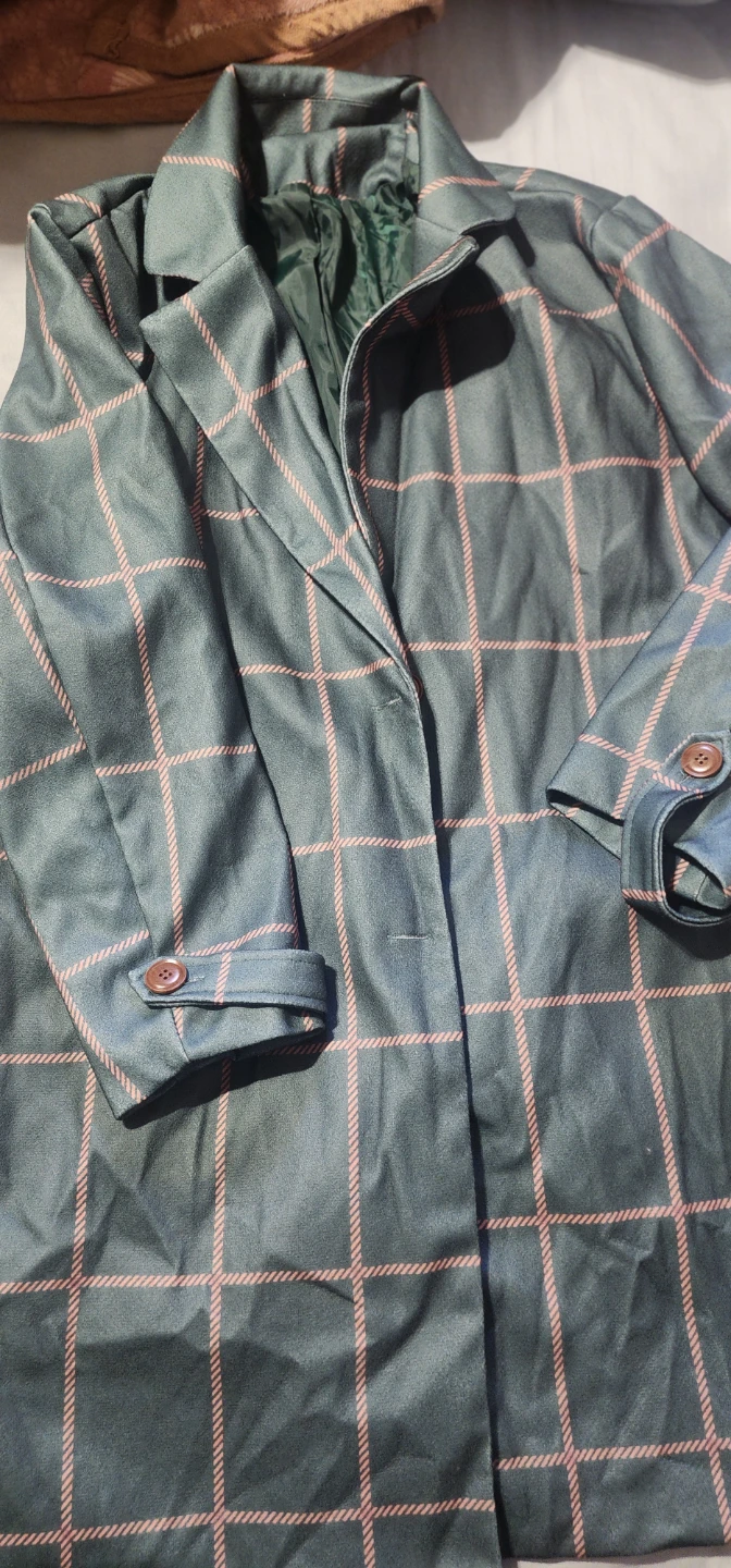 Green Plaid Blazer - photo 2