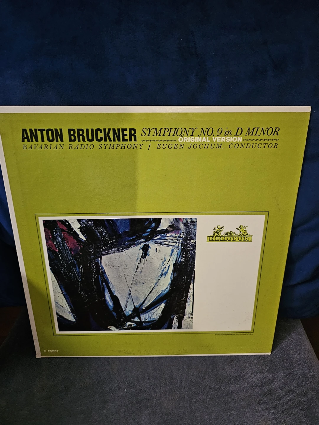Anton Bruckner Symphony No. 9 in D Minor Heliodor Vinyl Record