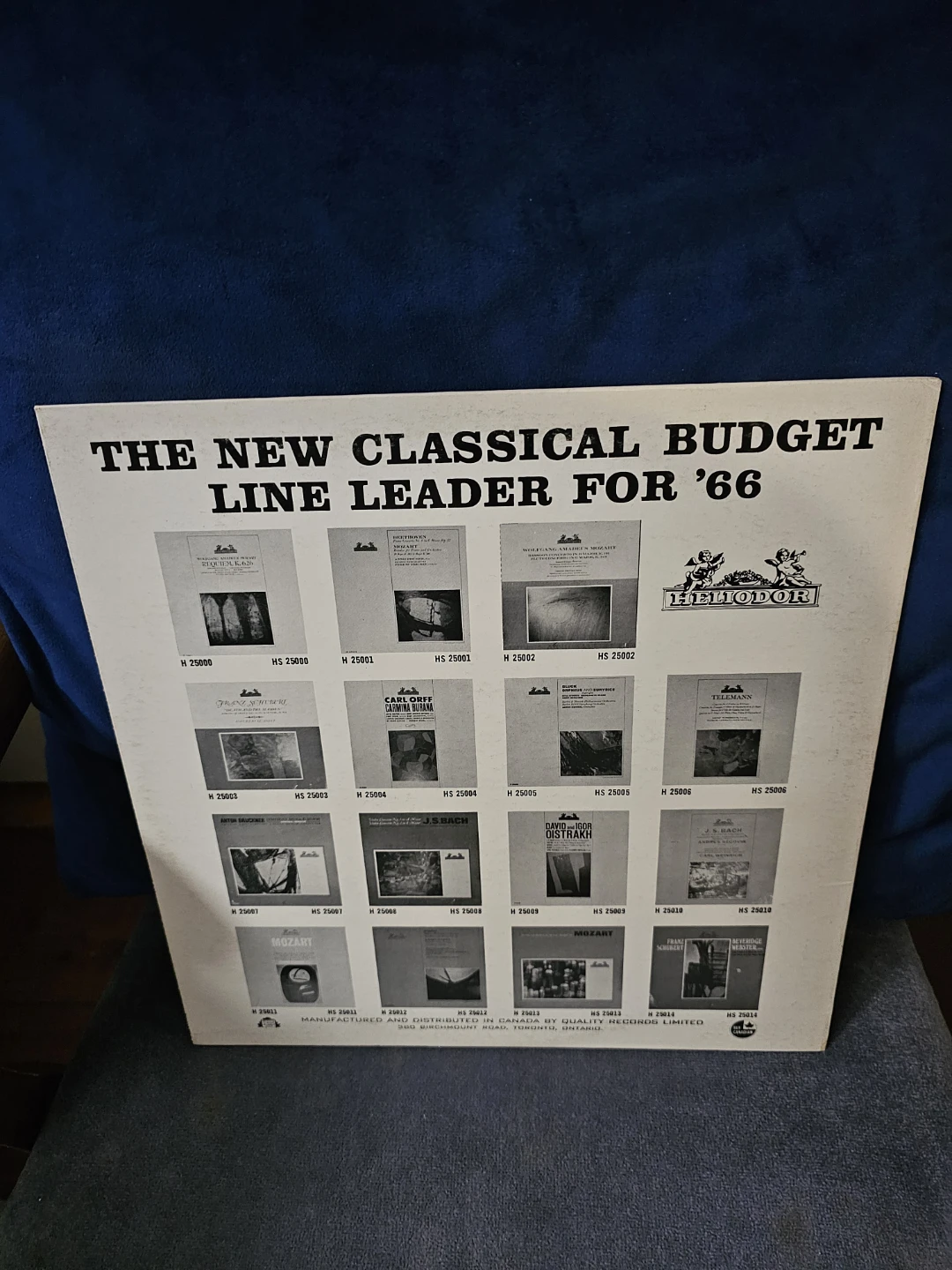 Anton Bruckner Symphony No. 9 in D Minor Heliodor Vinyl Record - photo 2