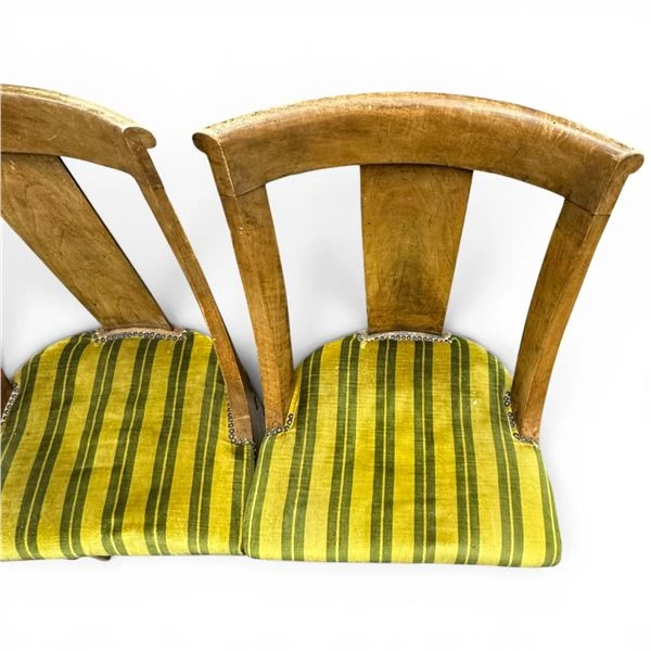 Antique 19th-Century French Empire "Gondola" Dining Chairs - photo 4