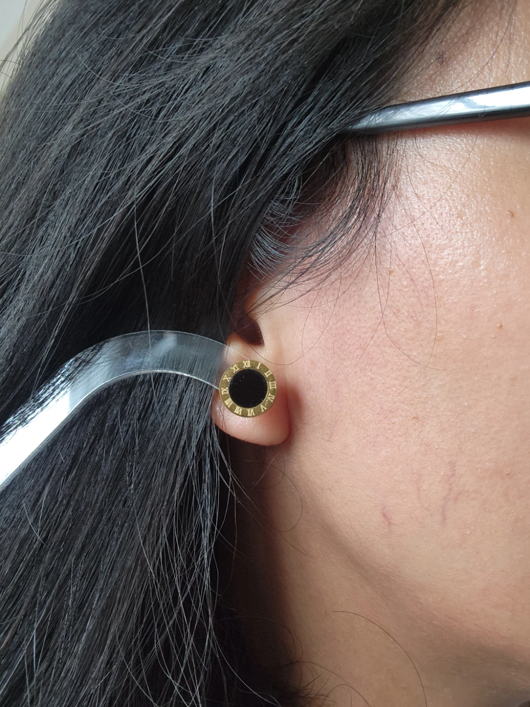 Stainless steel earrings stud. Price listed in the description - photo 2