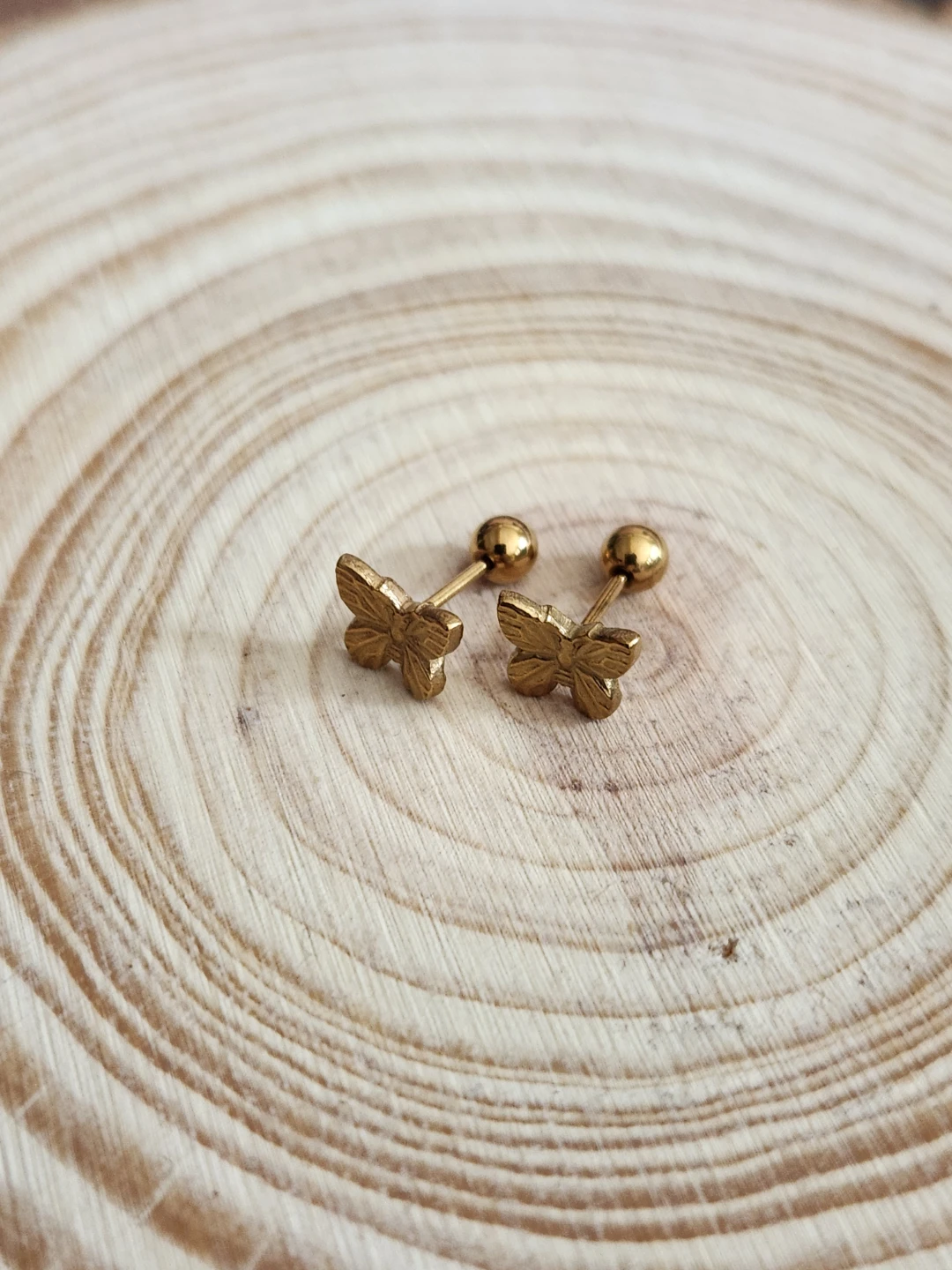 Stainless steel earrings stud. Price listed in the description - photo 5