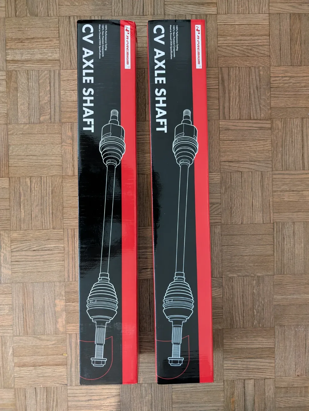 2 x PR Premium CV Axle Shafts