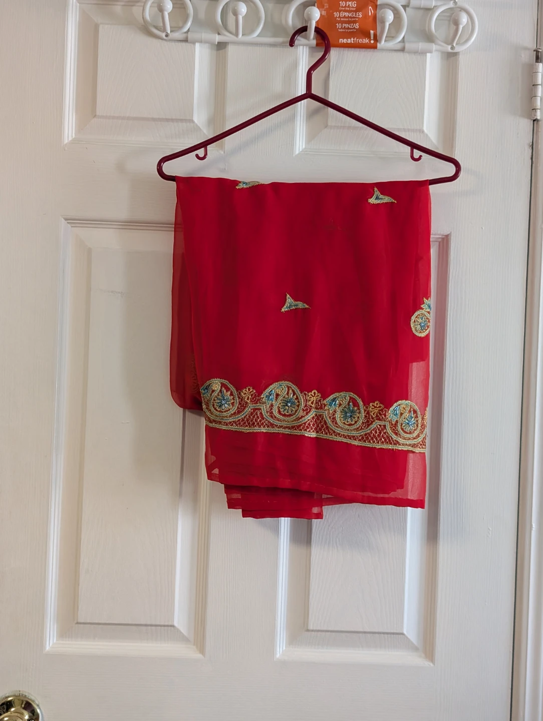 Assorted Sarees (Red, Green, Orange) only saree $65 for 4 saree