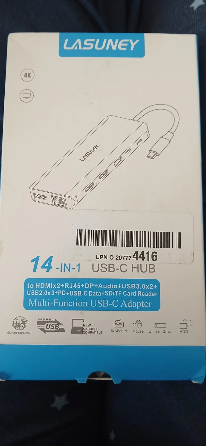 LASUNEY 14-in-1 USB-C Hub