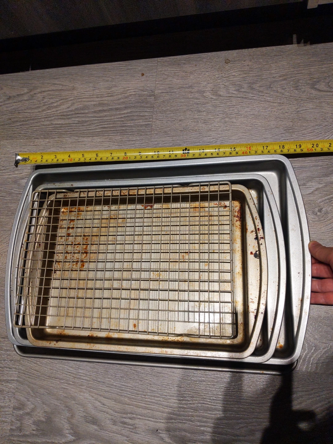 $10 for  all the pans sold as is.