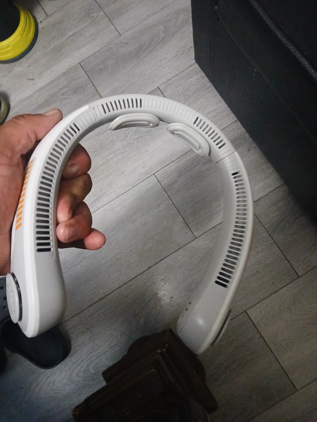 White Neck Fan