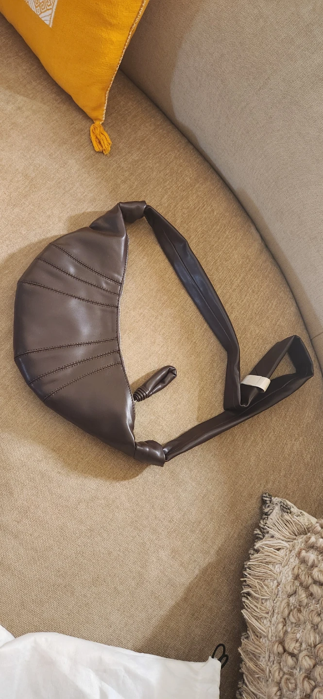 Brown Croissant Bag