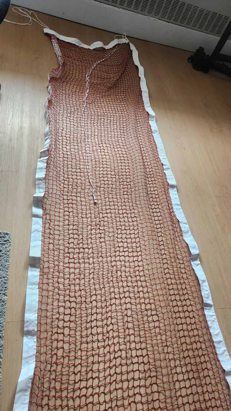 Large Sport net - red and white colour - photo 2