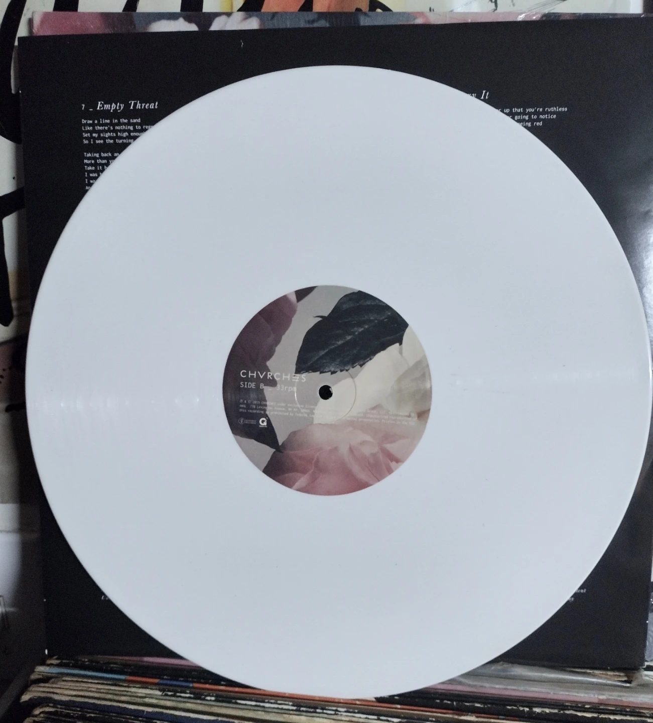Chvches Every Open Eye NM White Vinyl Records - photo 5