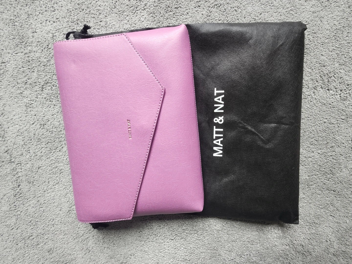 Matt & Nat Pink Clutch Bag with Dust Bag