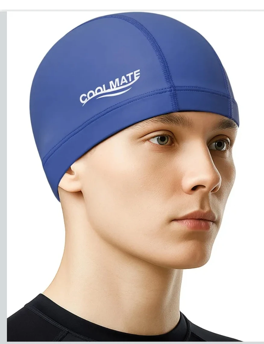 Coolmate Blue Swim Cap