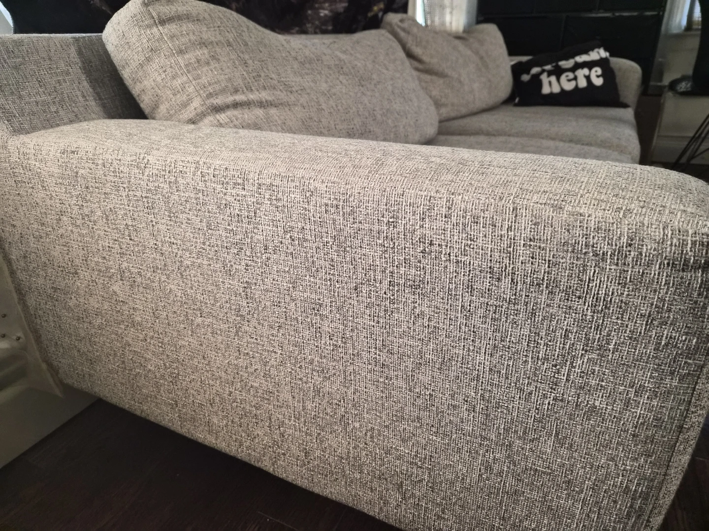 West Elm Eddy Gorahphite/Gray Sofa 80" - photo 2