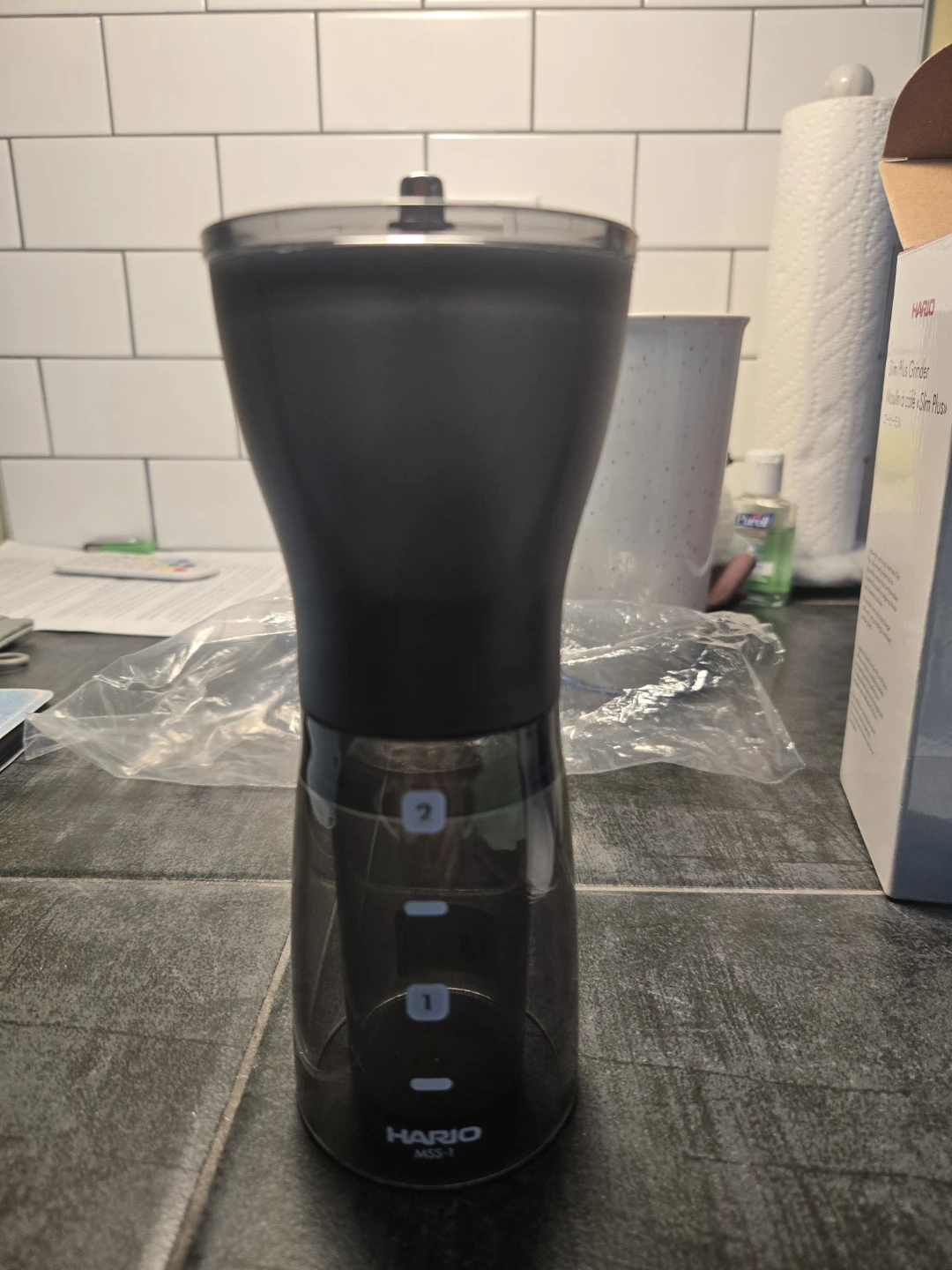 Hario Slim Plus Manual Coffee Grinder (MSS-1)