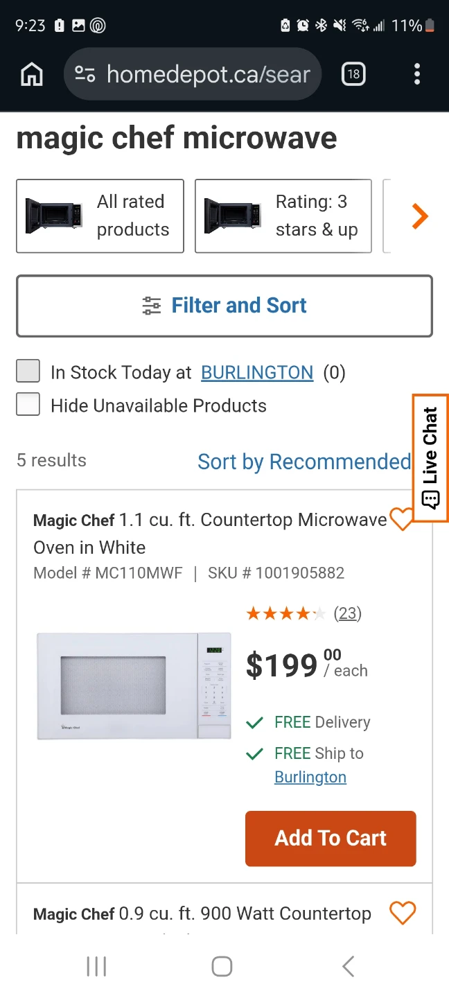 Magic Chef  Countertop Microwave Oven in White - photo 5
