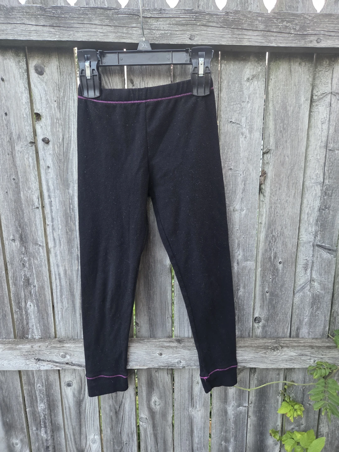 ClimateRight by Cuddl Duds Black Leggings S/CH