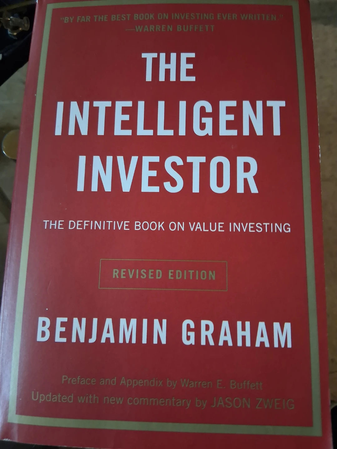 The Intelligent Investor Book by Benjamin Graham