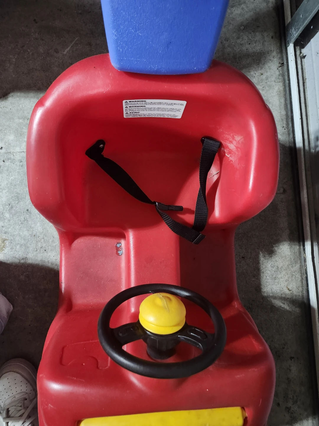 red and blue Step2 Push Around Buggy needs cleaning - photo 4