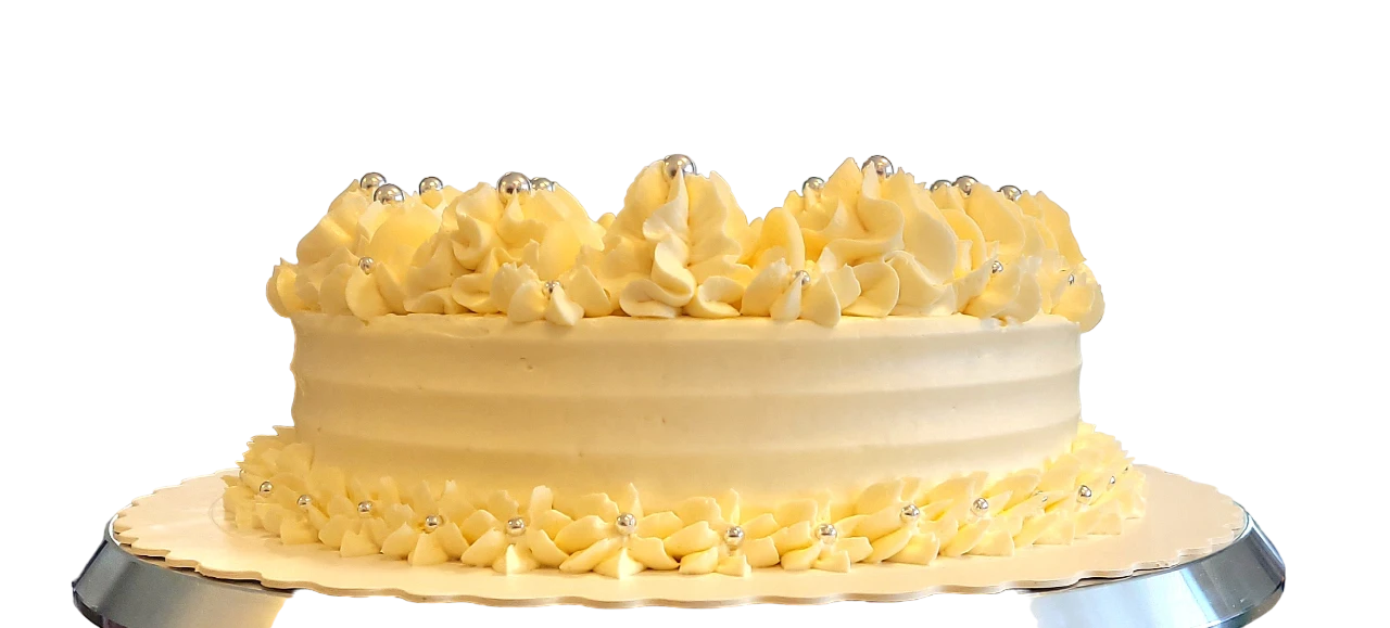 Vanilla Cake with Vanilla Buttercream - photo 2