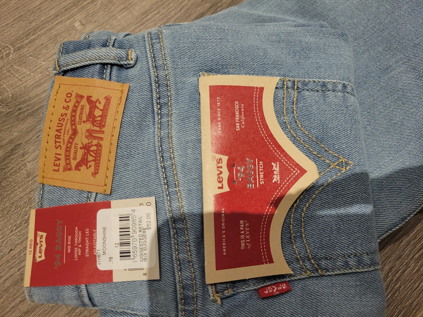 Levi's '94 Baggy Jeans - Size 12 Reg for Girl - photo 3