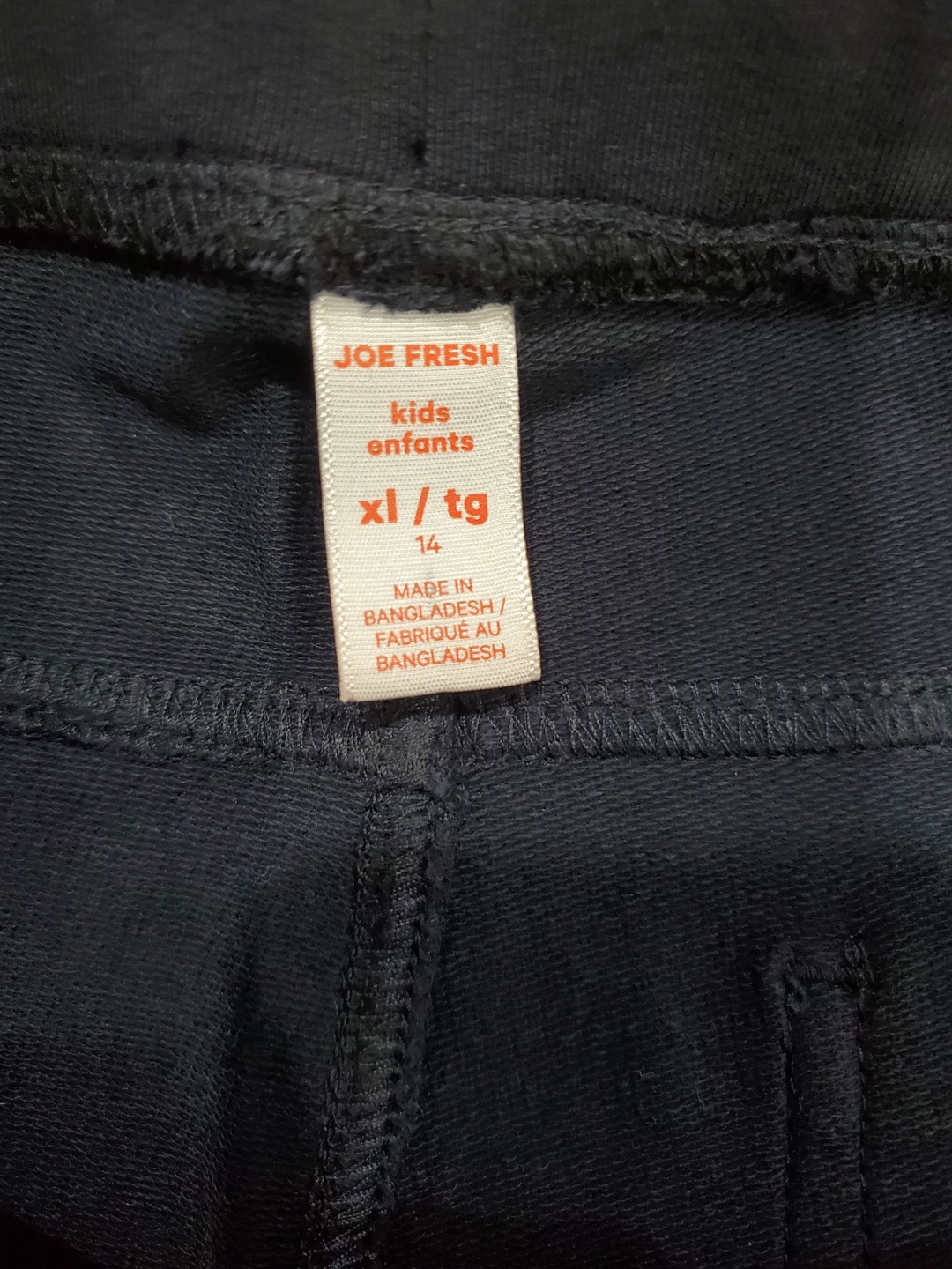 Joe Fresh Girls Navy Pull-On Pants XL 14 - photo 2