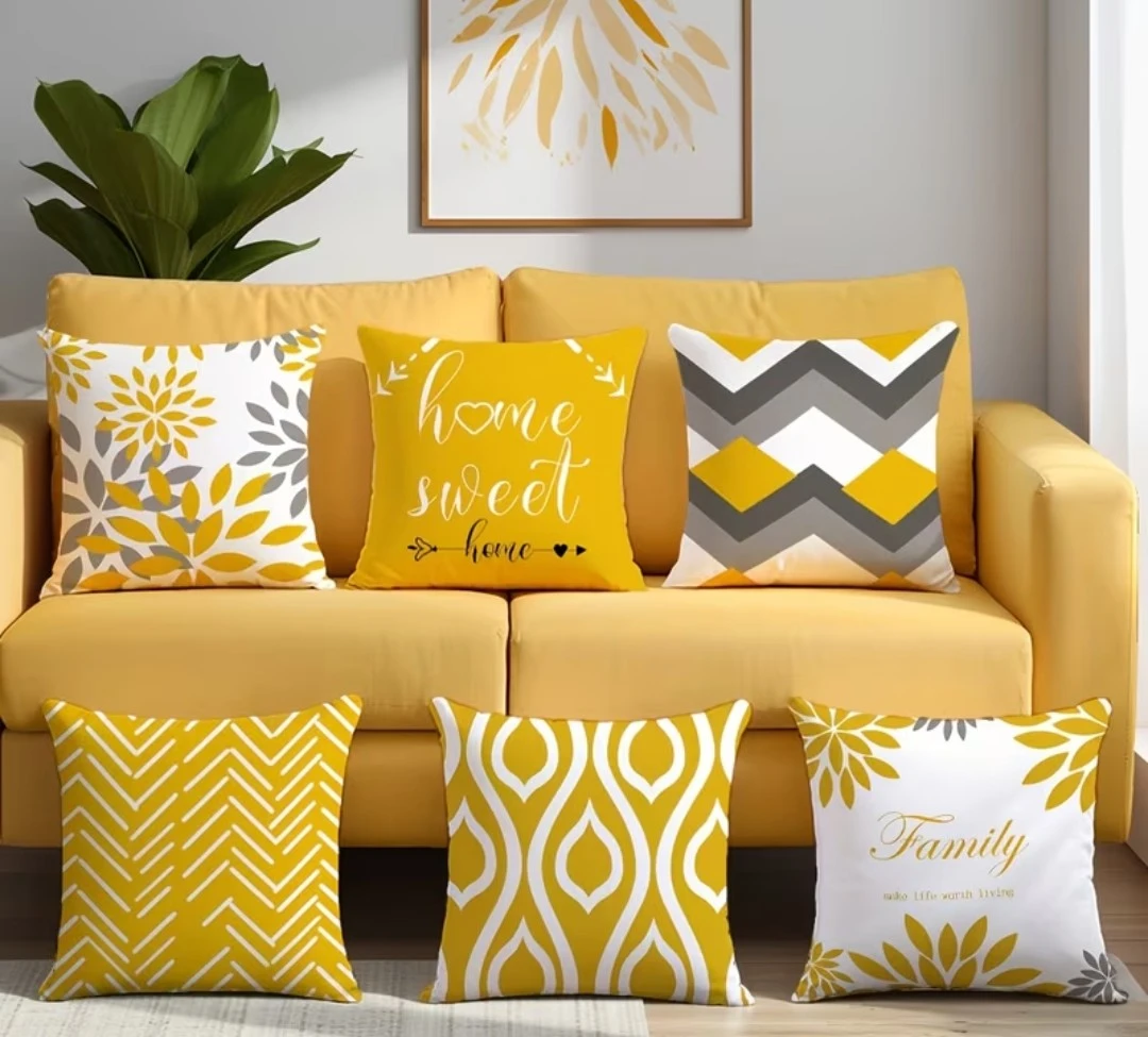 Set of 6Decorative Throw cusion Covers