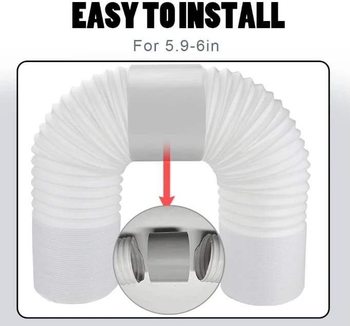 NEW Air Conditioner Exhaust Hose Coupler Universal Extension - photo 2