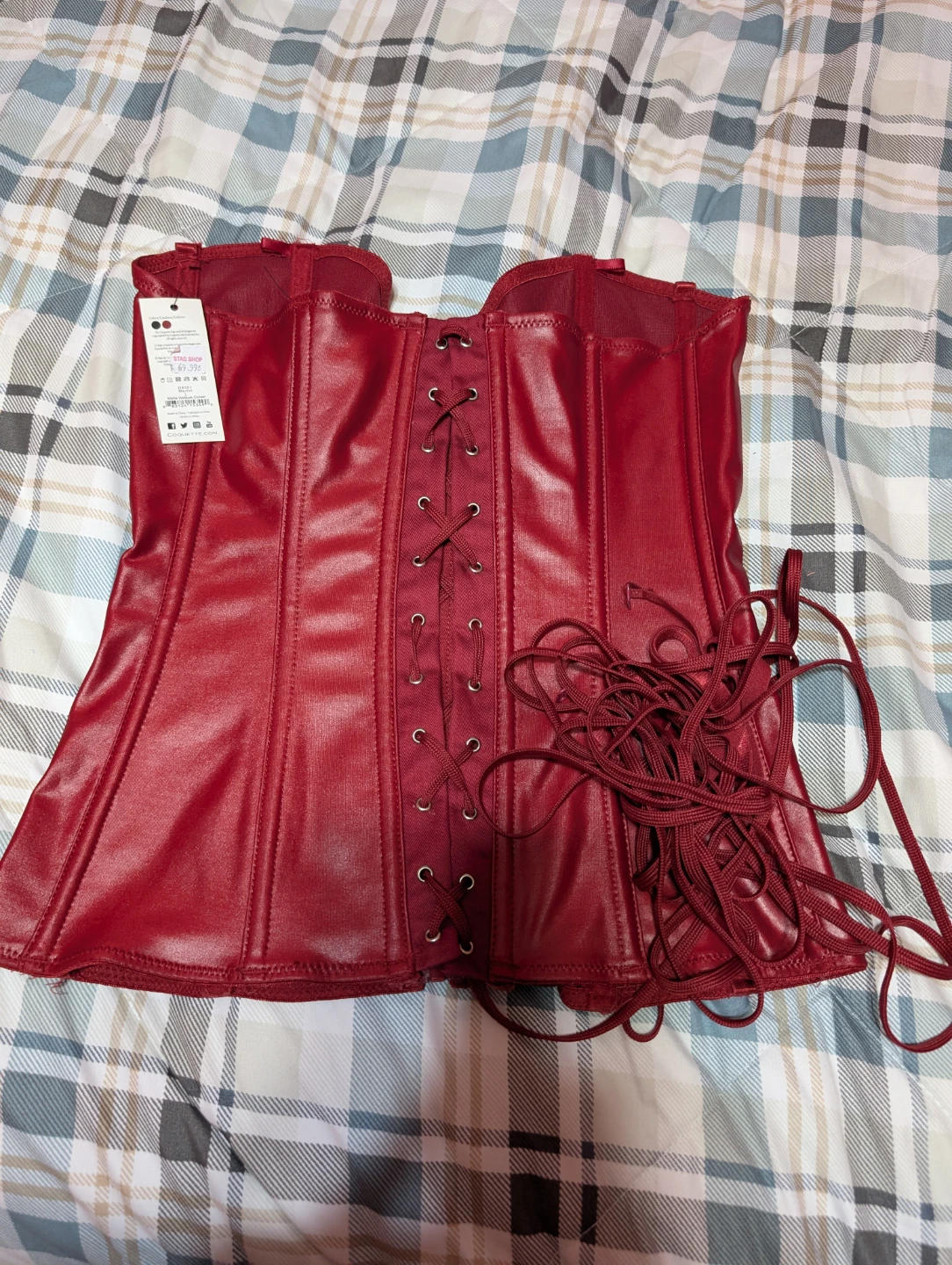 Coquette Matte Wetlook Corset - photo 3