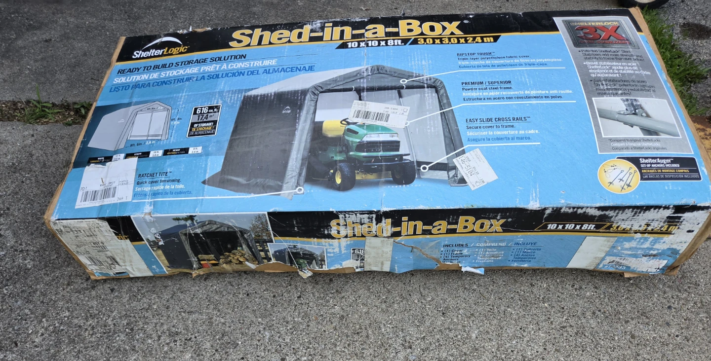 ShelterLogic Shed-in-a-Box 10x10x8ft Storage Shed - photo 2